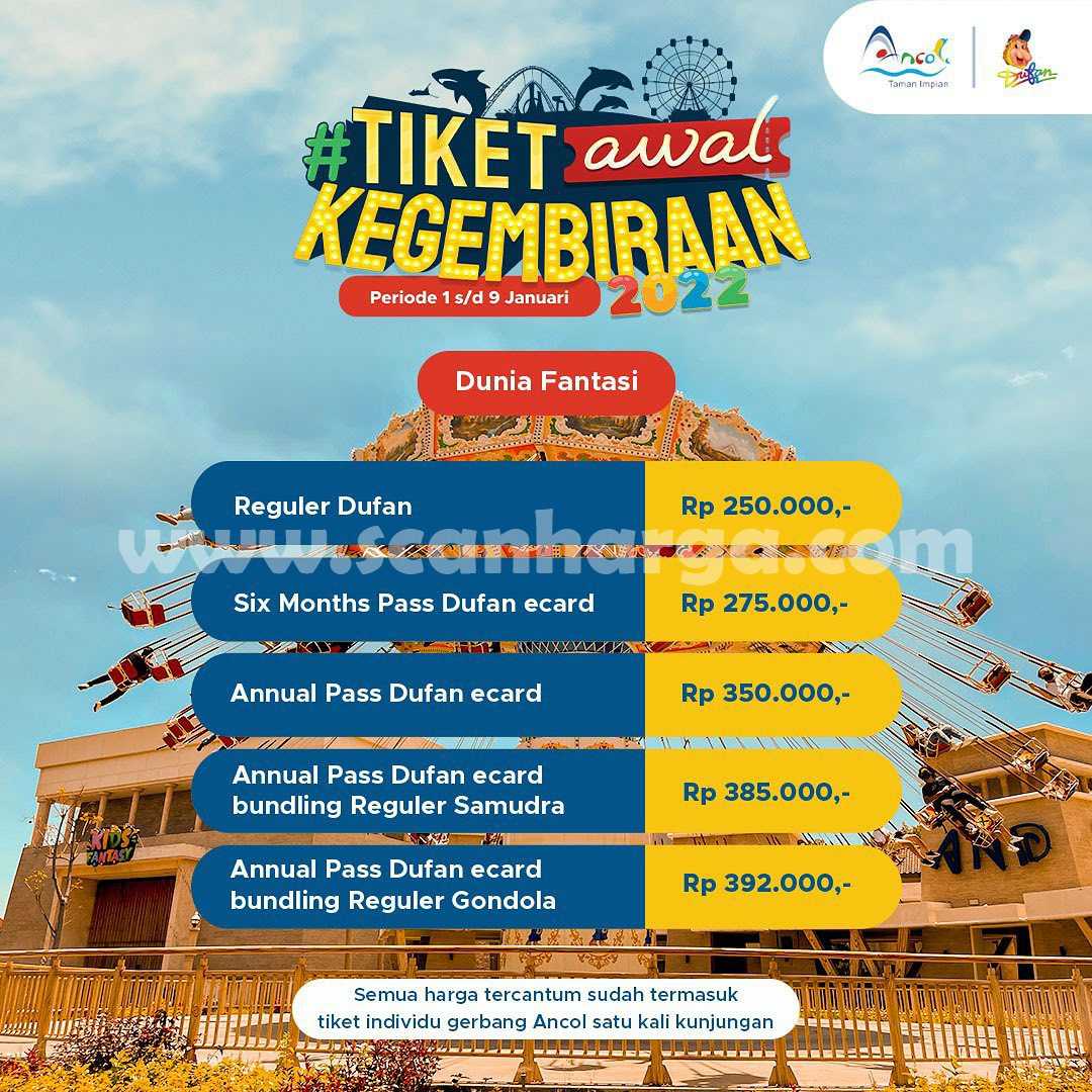 Promo Dufan Tiket Awal Kegembiraan Tahun Baru 2022