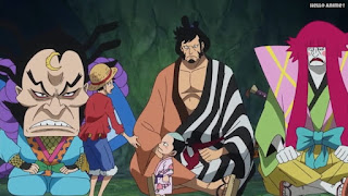 ワンピースアニメ ゾウ編 770話 錦えもん 雷ぞう カン十郎 | ONE PIECE Episode 770