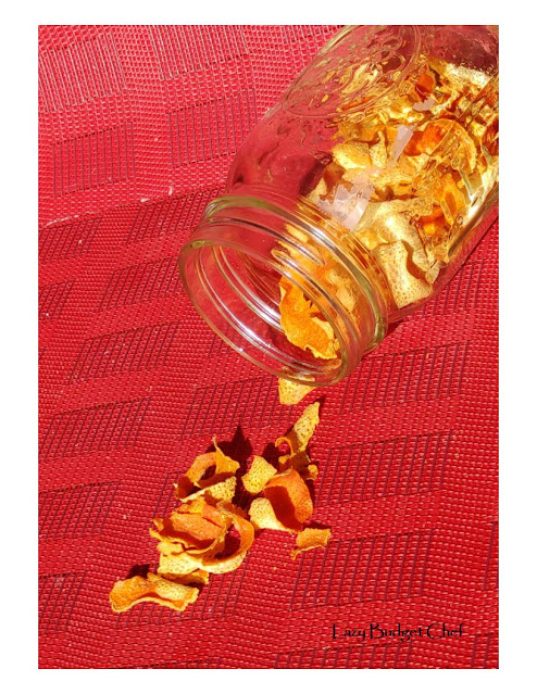 how to make dried orange peel zest