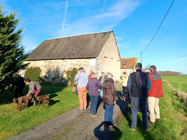 Walkers about to set off, Indre et Loire, France. Photo by Loire Valley Time Travel.