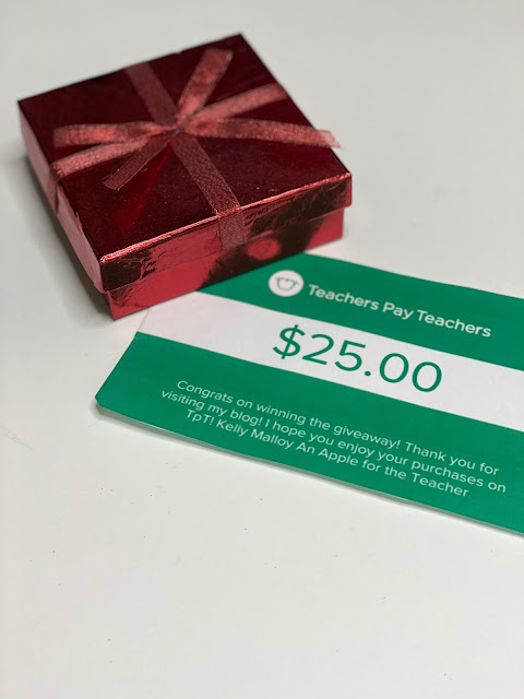 Teacher Giveaway! Weekly $25 Teachers pay Teachers Gift Card Giveaway