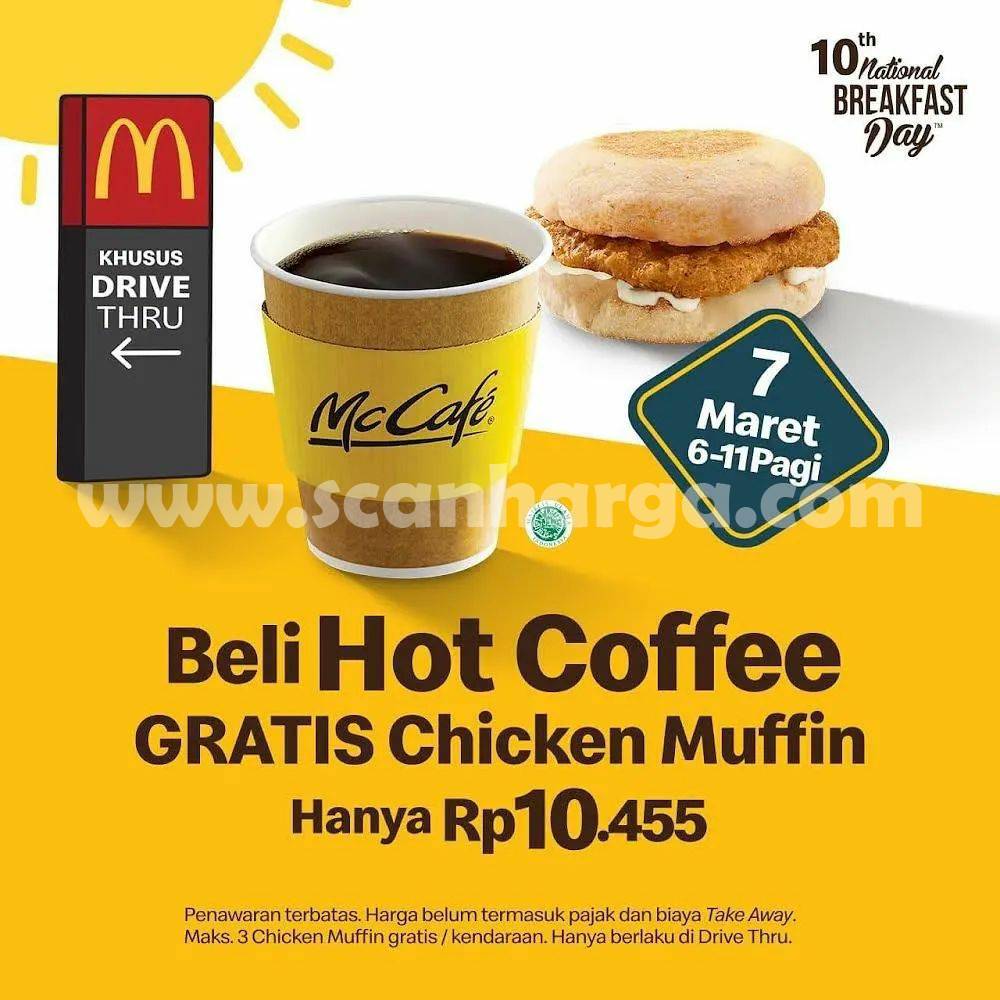 McDonalds Promo National Breakfast Day - GRATIS Chicken Muffin