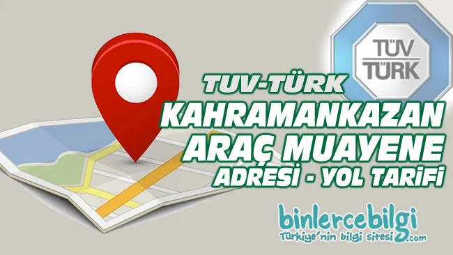 Ankara Kahramankazan Lojistik Üssü Kahramankazan araç muayene istasyonu, Kahramankazan araç muayene yol tarifi, Kahramankazan araç muayene randevu, adresi, telefonu, online randevu al.