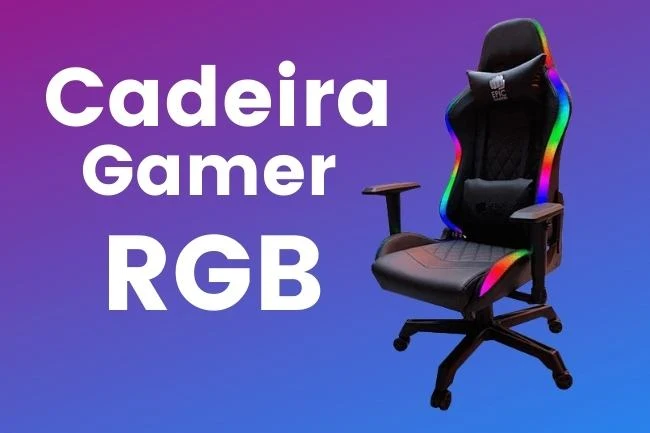 Cadeira gamer rgb