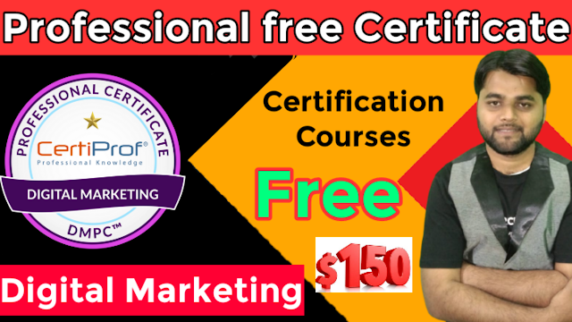 Digital marketing Professional Certificate for free