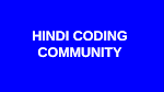 HindiCodingCommunity