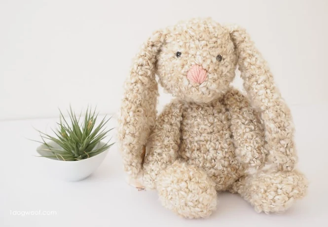 Floppy Stuffed Bunny Crochet Pattern