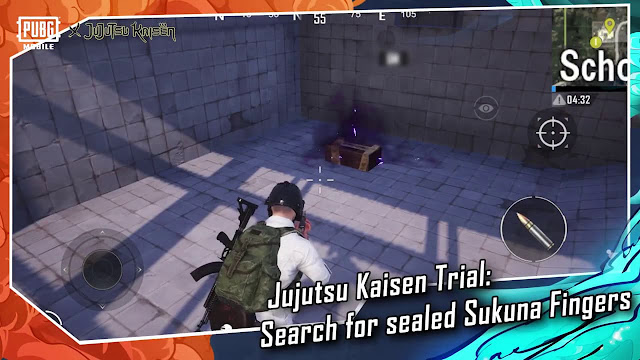 PUBG Mobile x Jujutsu Kaisen crossover - search for sealed Sukuna Fingers