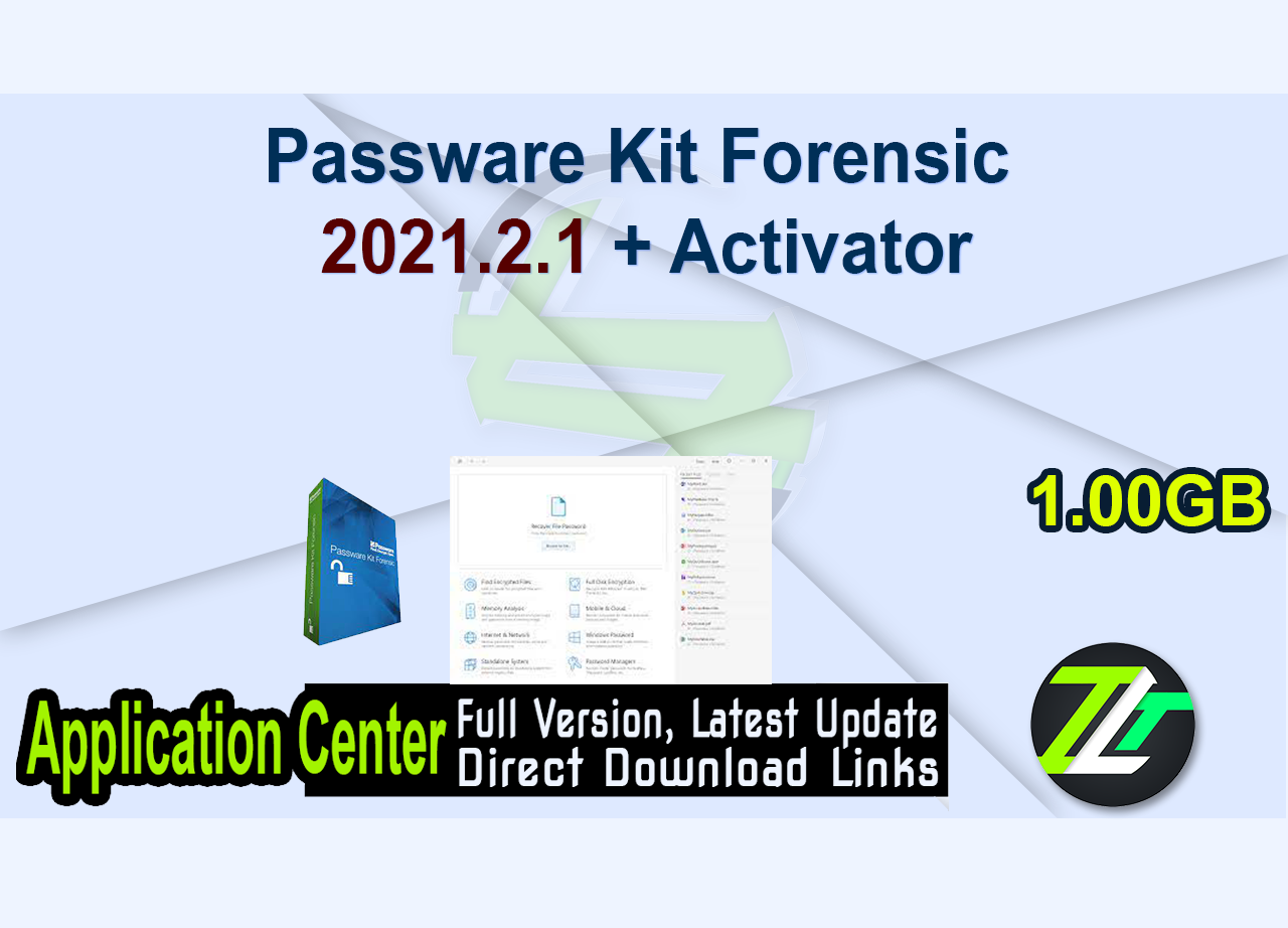 Passware Kit Forensic 2021.2.1 + Activator