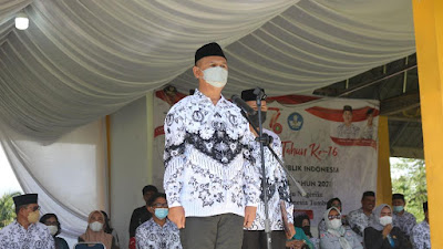 HUT PGRI Ke 76, Vaksinasi di Lingkungan Sekolah Harus di Percepat