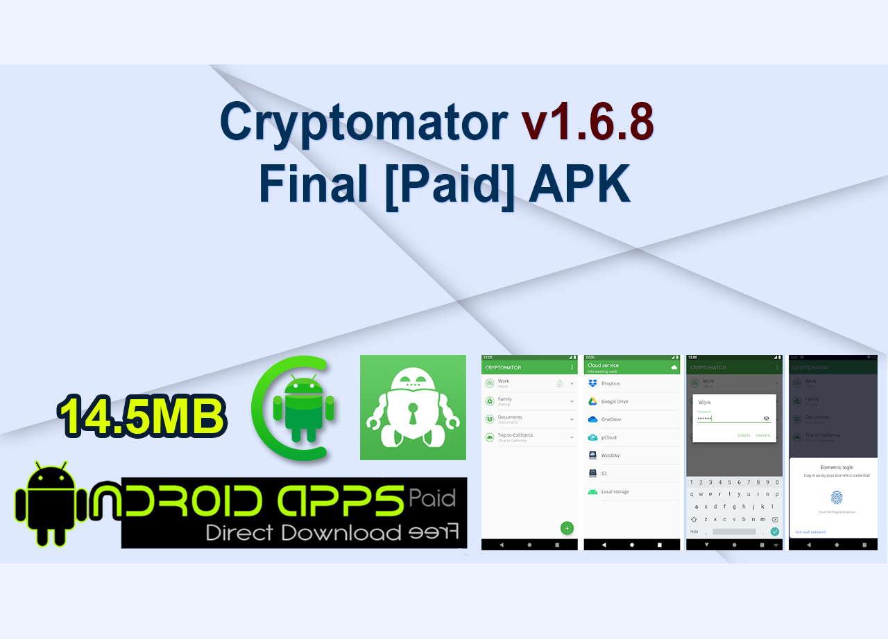 Cryptomator v1.6.8 Final [Paid] APK