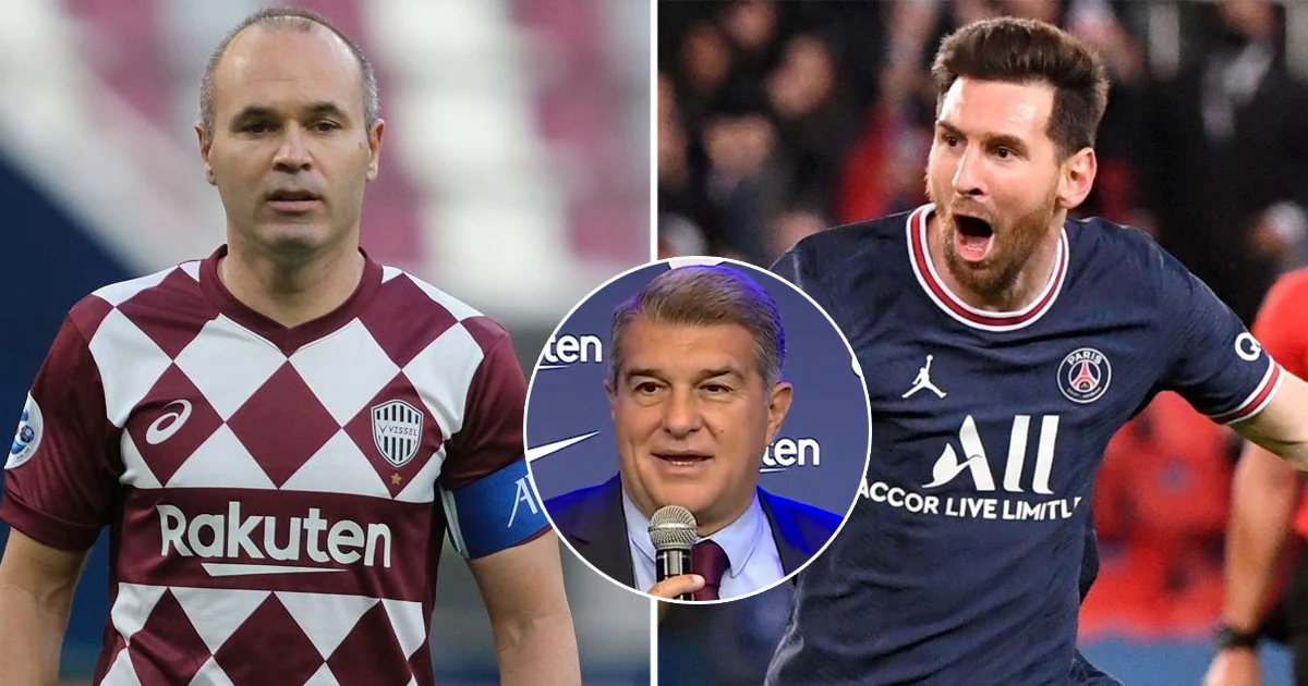 'I don’t rule it out': Joan Laporta on potential Barca return for Iniesta and Messi
