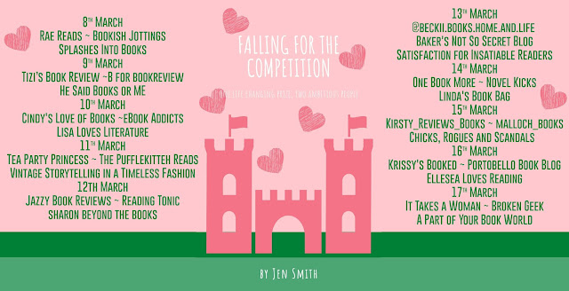 Falling For The Competition by Jen Smith blog tour banner