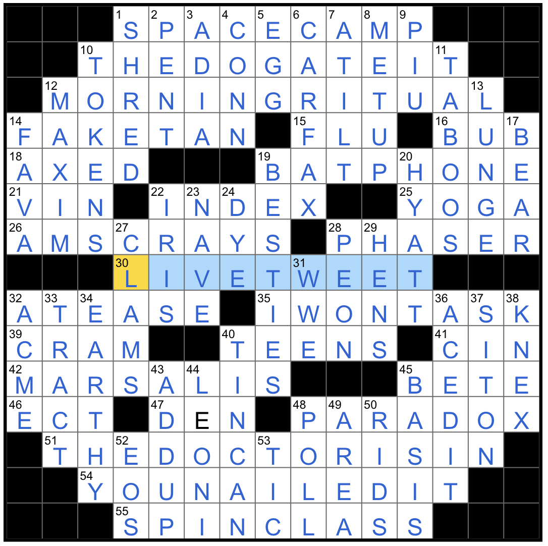 Rex Parker Does the NYT Crossword Puzzle: Modern digital asset in brief /  THU 12-1-22 / McKenzie of the musical comedy duo Flight of the Conchords /  Giant star in Scorpius /