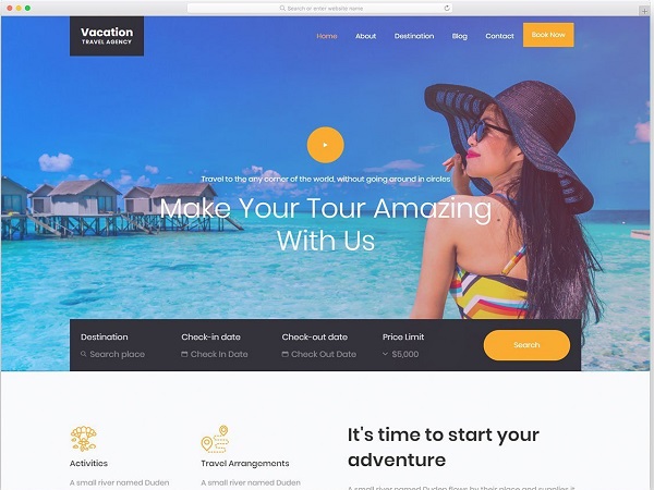 Tour & Travel Website Development