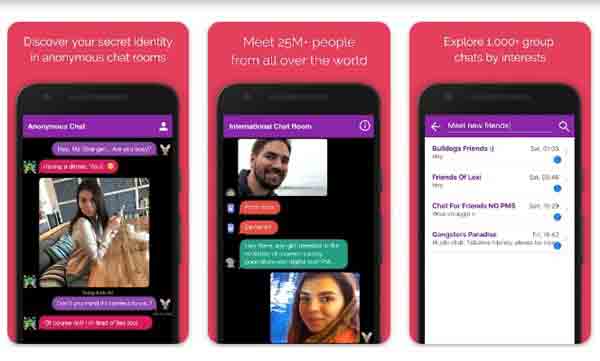قم بتنزيل تطبيق الدردشة العشوائية لغرف الدردشة المجهولة لنظام Android
