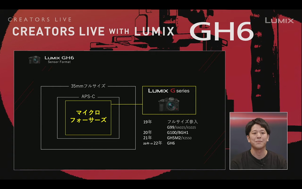 Схема с описанием текущей линейки продуктов Panasonic Lumix G