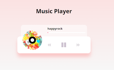 Music player html | create music player using html css javascript