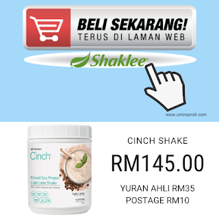 Perbezaan ESP Shaklee dan Cinch Life Shake Matcha Elderberry