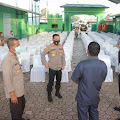 Dalam Rangka Kunjung Kapolri Dan Panglima TNI, Kapolres Sergai Cek Kesiapan Lokasi Vaksinasi Massal