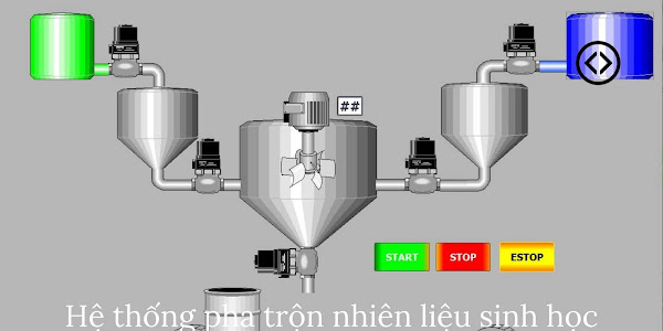 Mô phỏng PLC Sim Hệ thống pha trộn nhiên liệu sinh học - TIA Porto | Tải miễn phí