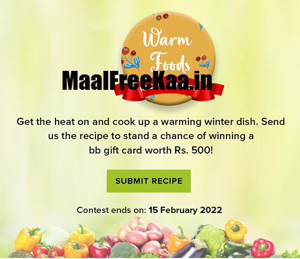 Share Your Warm Healthy Food Recipe & win