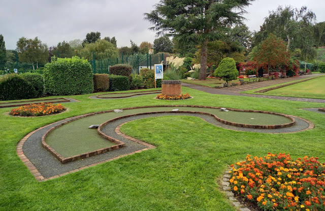 Crazy Golf at Vickersway Park in Northwich, Cheshire