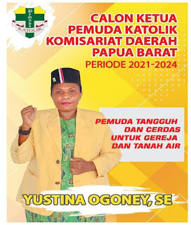 Yustina Ogoney Siap Mencalonkan Diri Sebagai Ketua Pemuda Katolik Komda Papua Barat