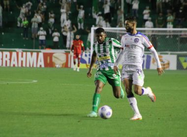 Pênalti não é marcado a favor do Bahia e empata com o Juventude sem gols