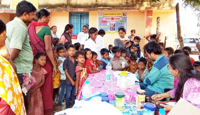  धुर नक्सल पीड़ित गांव पायतुलगुट्टा ने शुरू की कुपोषण से जंग