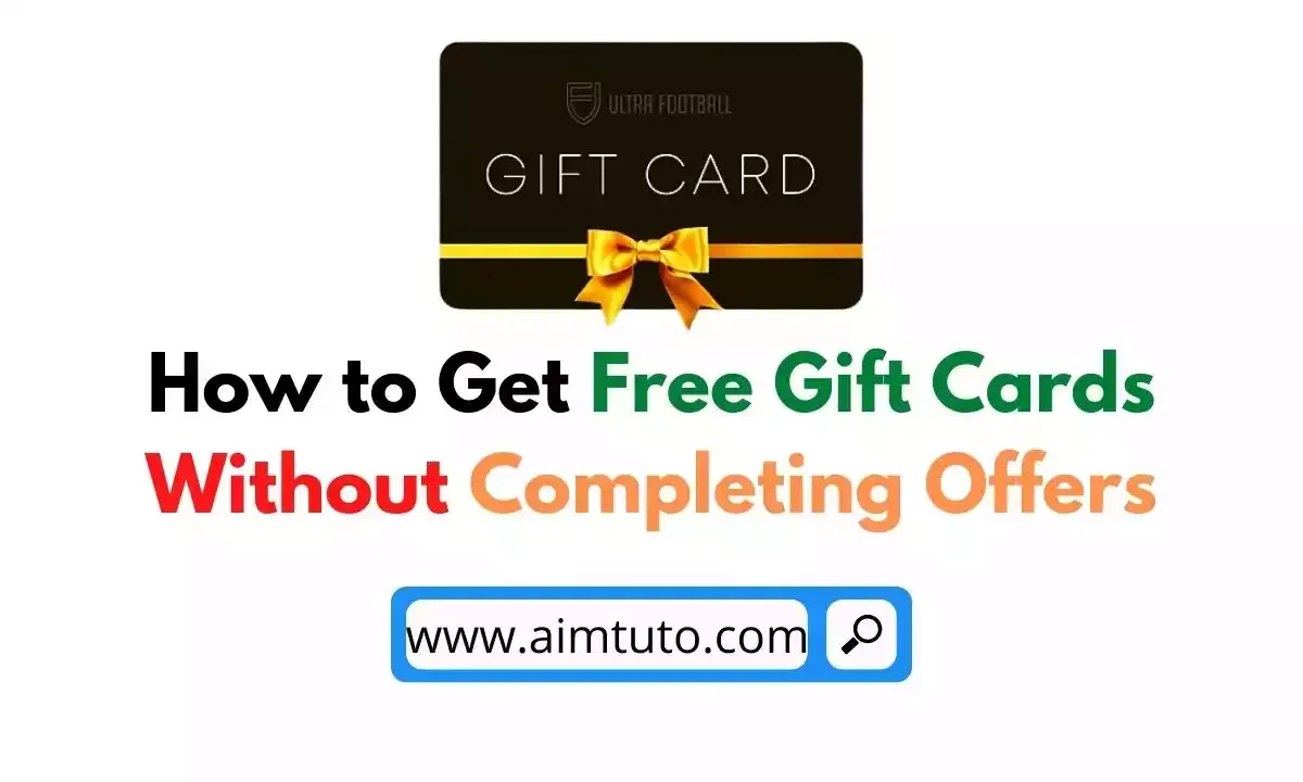 how to get free gift cards online without completing offers