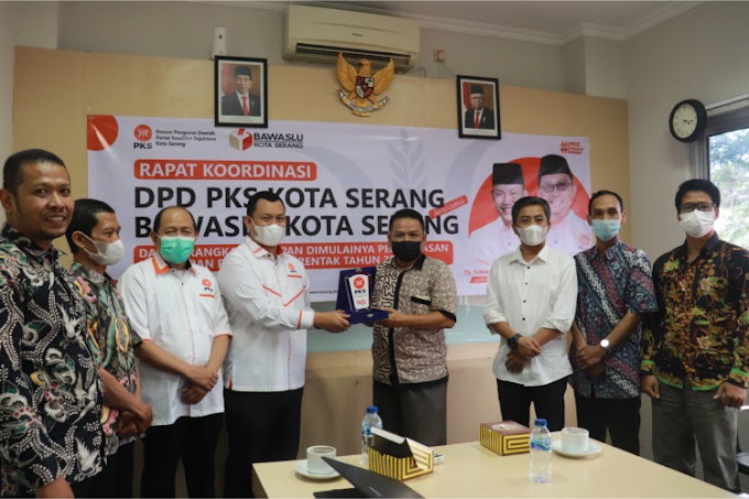 Sambut Pemilu 2024, PKS Kota Serang Rakor bersama Bawaslu