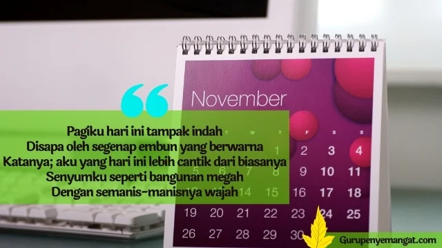 Puisi November Ceria