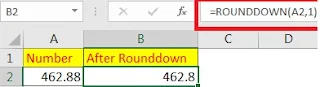 How to use Excel Round, Roundup and Rounddown Formula in Hindi