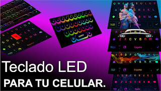 TECLADO LED PARA CELULAR ANDROID