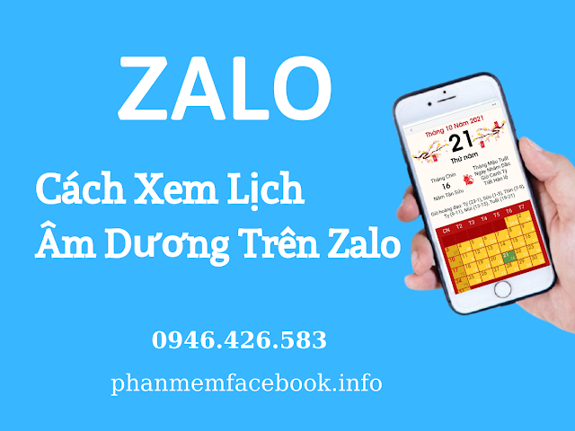 Cách xem lịch âm dương trên zalo