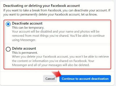 Facebook ID deactivate kaise kare
