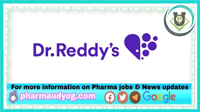 Dr. Reddy’s | Walk-In Drives on 26th, 27th and 28th Nov 2021 at Bangalore/Mumbai/Ahmedabad