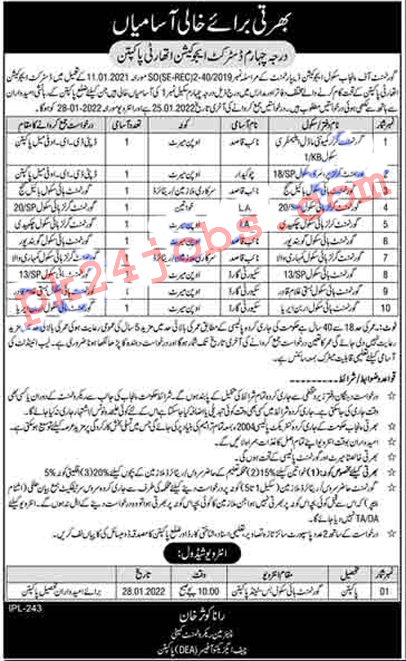 Education Jobs 2022 – Government Jobs 2022