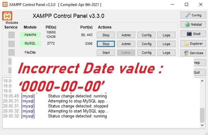 Datetime value. Alipay Error "Incorrect ID dociment number format". <Numreplayblocks value="0".
