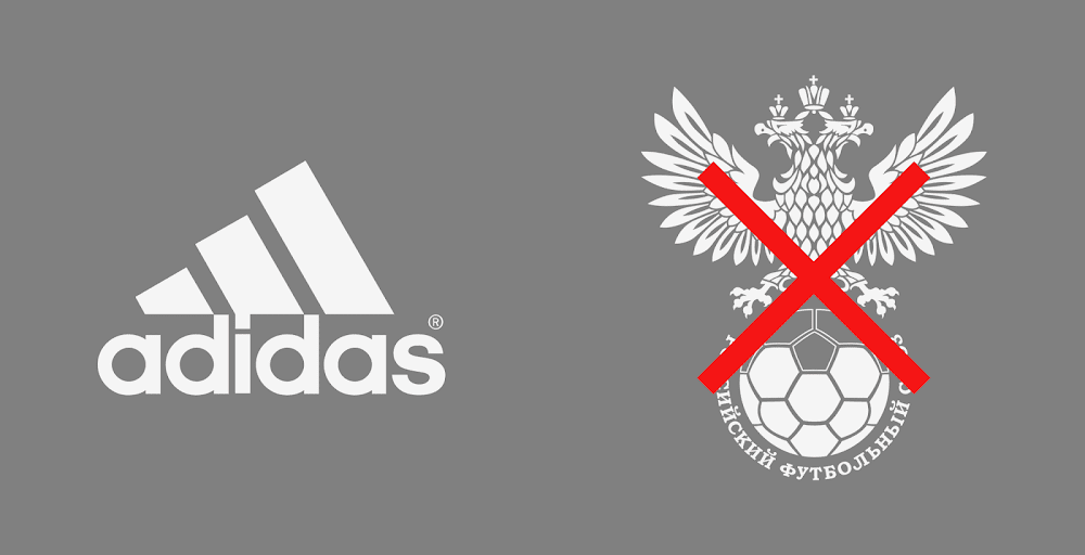 Clam Kustlijn faillissement Official: Adidas Suspend Russia Kit Deal - Footy Headlines