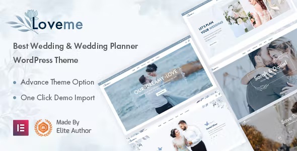 Best Wedding & Wedding Planner WordPress Theme