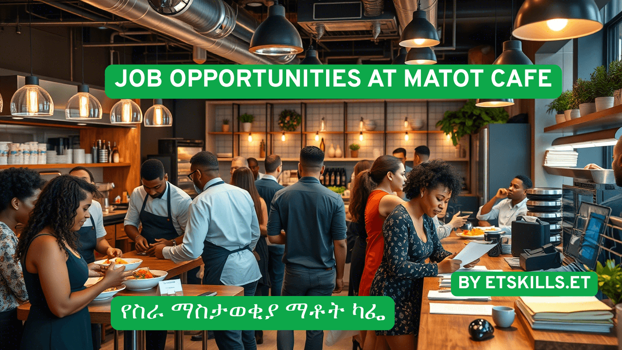 Matte Café in Addis Ababa is hiring! Explore current job openings for Waiters, Sous Chef, Accountant & Cook. Submit your application within 7 days.