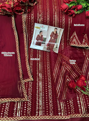 Ramsha Rose Gold Nx Pakistani Suits Wholesaler