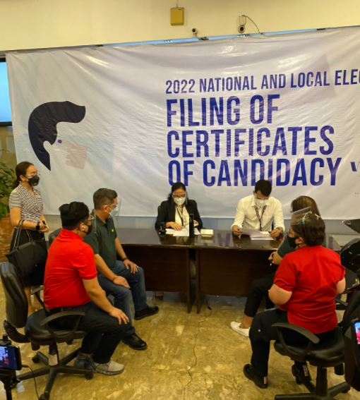 Sara Duterte files candidacy for vice president.