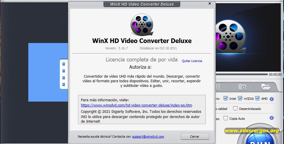 WinX HD Video Converter 2021 Full Español