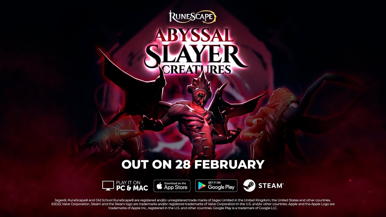 RuneScape Launches New Major Slayer Update, Abyssal Slayer Creatures
