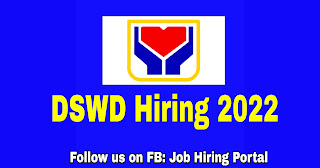 DSWD Region 12 is looking for qualified applicants this month. See details: Deadline: June 4, 2022