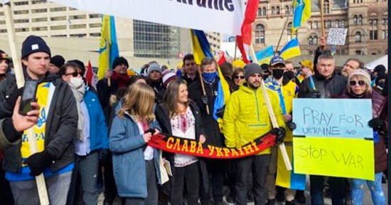 Chrystia Freeland Nazi Ukraine Bandera OUN-B holocaust genocide Toronto John Tory truckers smear