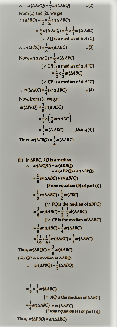 cbse class 9 maths chapter 9 exercise 9.4 solution